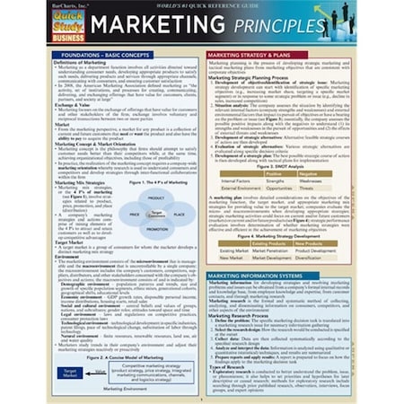 Barcharts Marketing Principles Quickstudy Easel 9781423215042